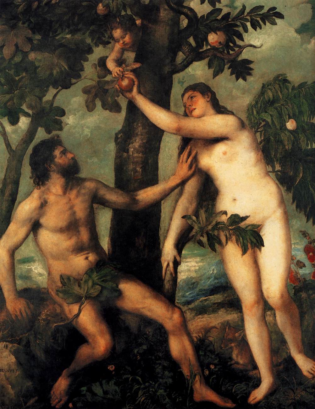 Adão e Eva, 1550